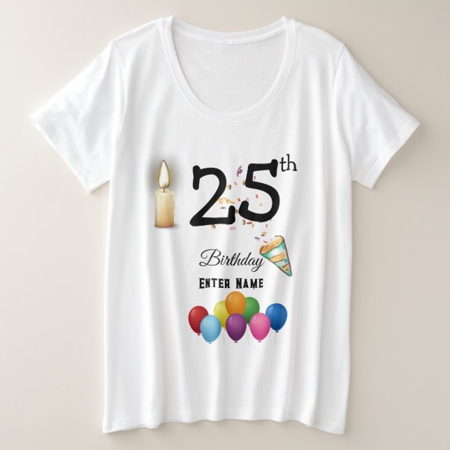 Mujeres de cumpleaños personalizadas (Anverso del diseño)