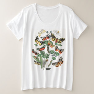MUJERES DE ILUSTRACION DE LA MARIPOSA DEL TAMAÑO D