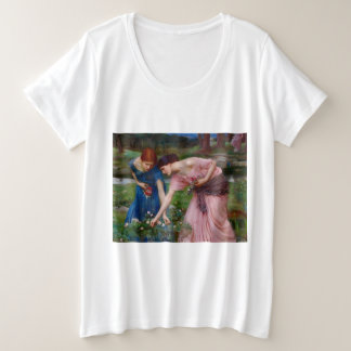 Mujeres de jardín romántico vintage prerrafaelita