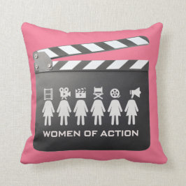 mujeres de la almohada de la acción