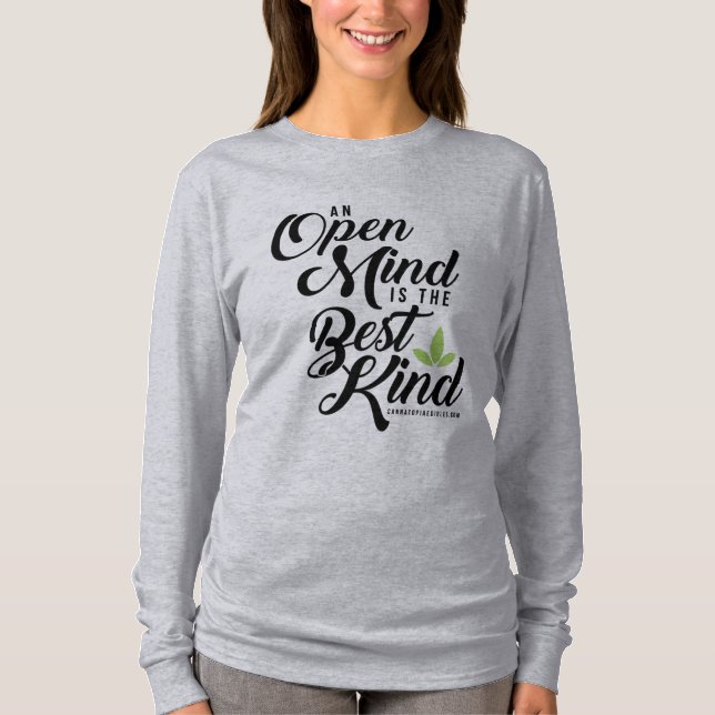 Mujeres de la camisa de la mente abierta de (Anverso)