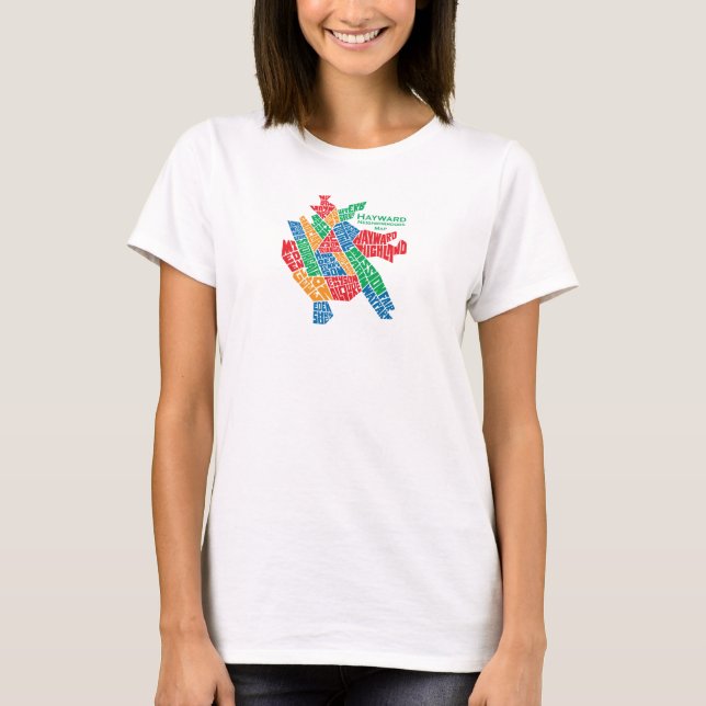 Mujeres de la camiseta de las vecindades de (Anverso)