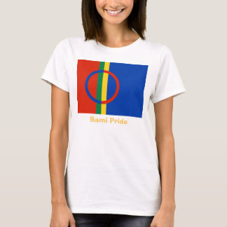 Mujeres de la camiseta del orgullo de Sami