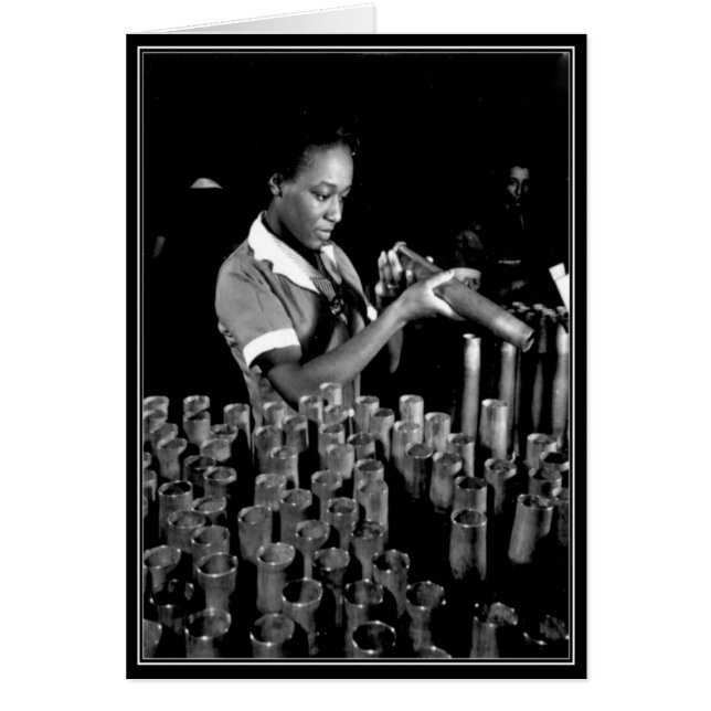 Mujeres de la Segunda Guerra Mundial - Tarjeta de  (Frente)