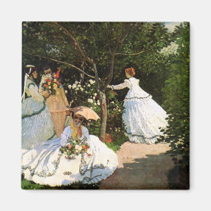 Mujeres de Monet en el imán del jardín