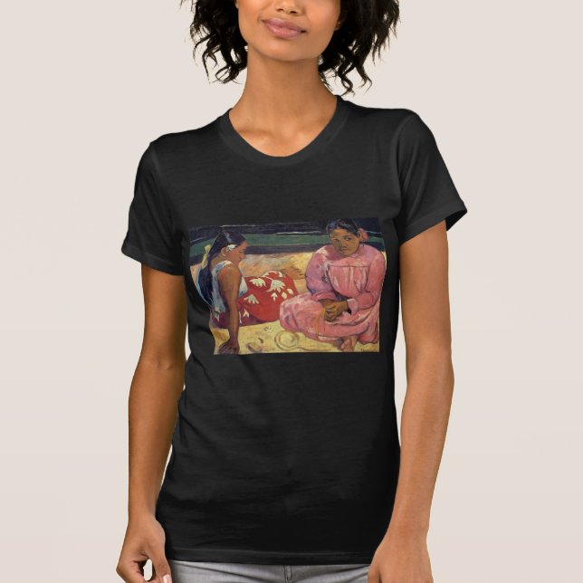"Mujeres de Tahitian en la camiseta de Gauguin de (Anverso)