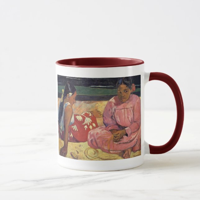"Mujeres de Tahitian en la taza de Paul Gauguin de (Derecha)