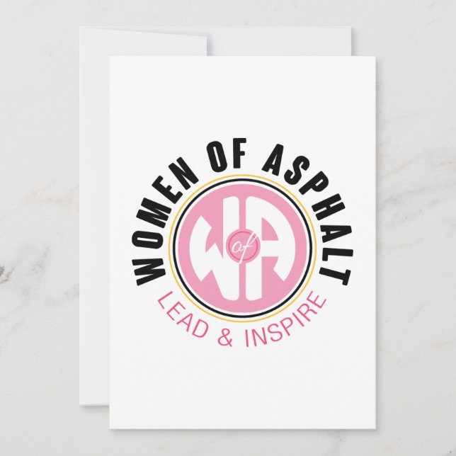 Mujeres de tarjeta plegada asfaltada (Anverso)