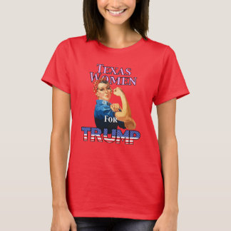 Mujeres De Texas Para La Camiseta Trump