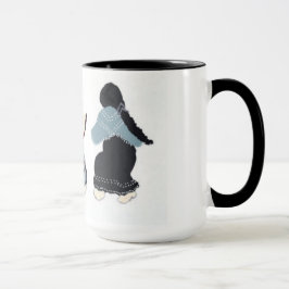 Mujeres de toda la taza de café de las