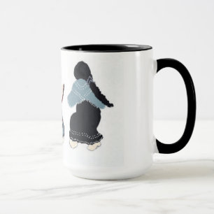 Mujeres de toda la taza de café de las
