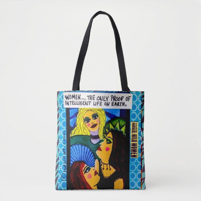 Mujeres del bolso de tote… la única prueba del li (Anverso)