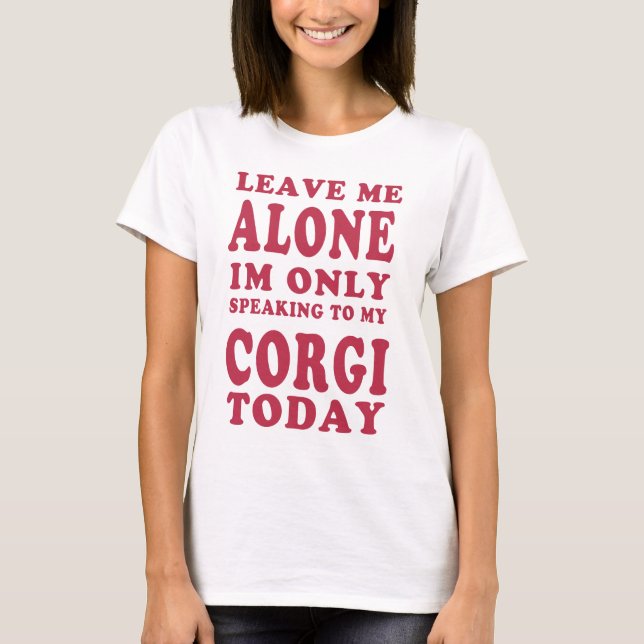 mujeres del camisetas del corgi (Anverso)
