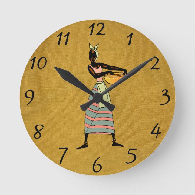 Mujeres del reloj de pared de África (Anverso)