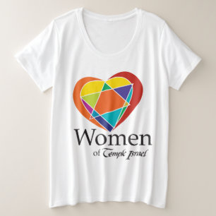 Mujeres del templo Israel más camiseta de tamaño