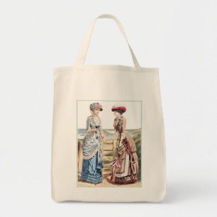 Mujeres del Victorian en la bolsa de asas del