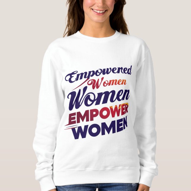 **Mujeres empoderadas empoderan a las camisetas de (Anverso)