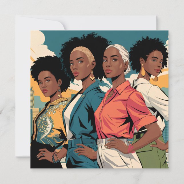 Mujeres empoderadas en la moda urbana (Anverso)