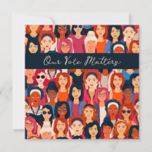 Mujeres Empoderadas Votan Tarjeta en Blanco Por De