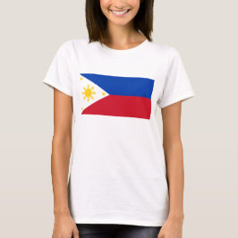 Mujeres en camiseta con bandera de Filipinas