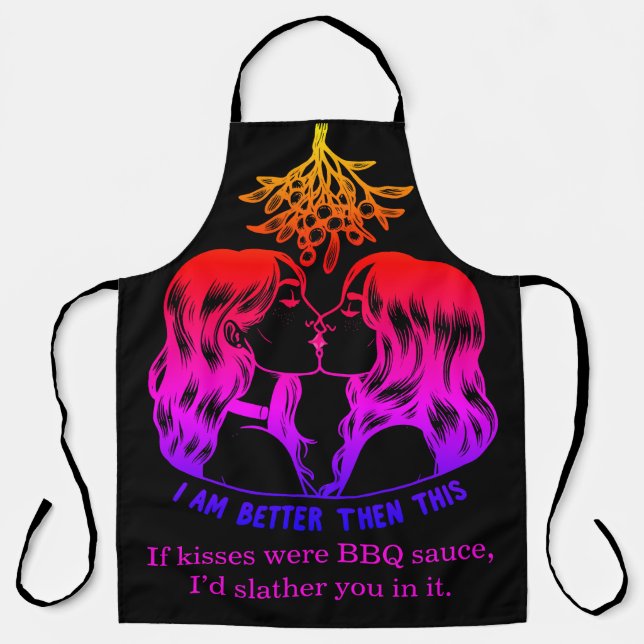 Mujeres en delantales de moda en una barbacoa (Anverso)