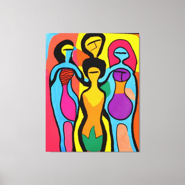 Mujeres en el arte mesmerizante Bruto y psicodélic (Anverso)