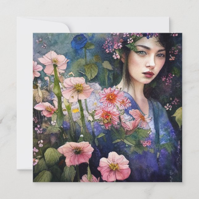 Mujeres en el jardín 5 (Anverso)