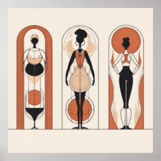 Mujeres en Forma — Arte Geométrico Femenino en Par