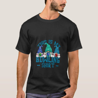 Mujeres Esta Es Mi Camiseta De Bolos Gnomo Para Mu