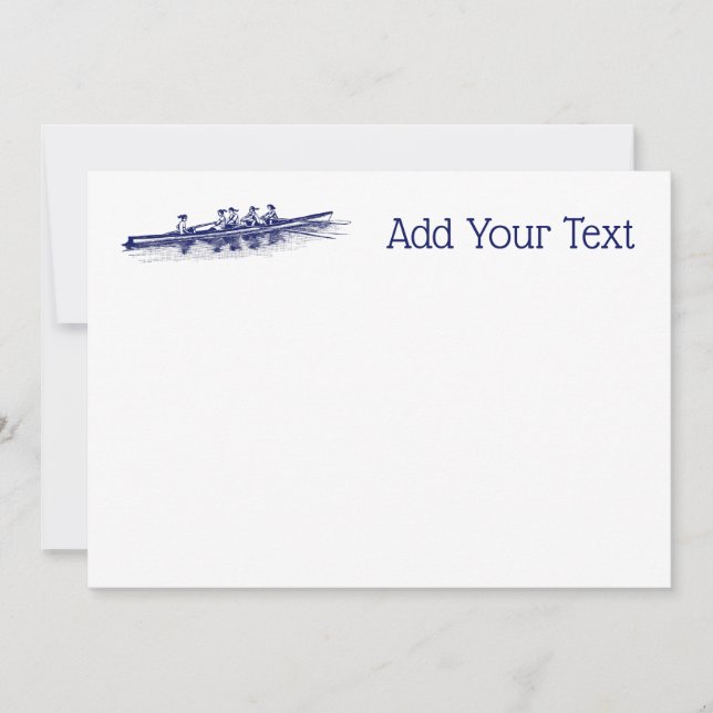 Mujeres Flores de Remo Azul Equipo Deportes Acuáti (Anverso)