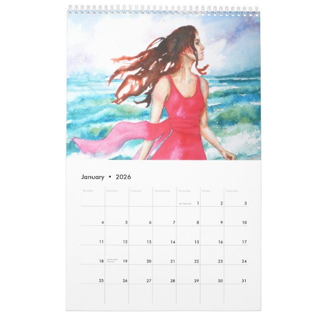 Mujeres hermosas de PMACarlson en calendario de la (Jan 2026)
