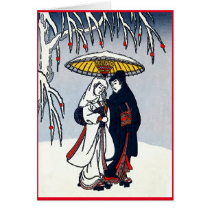 Mujeres japonesas en la nieve