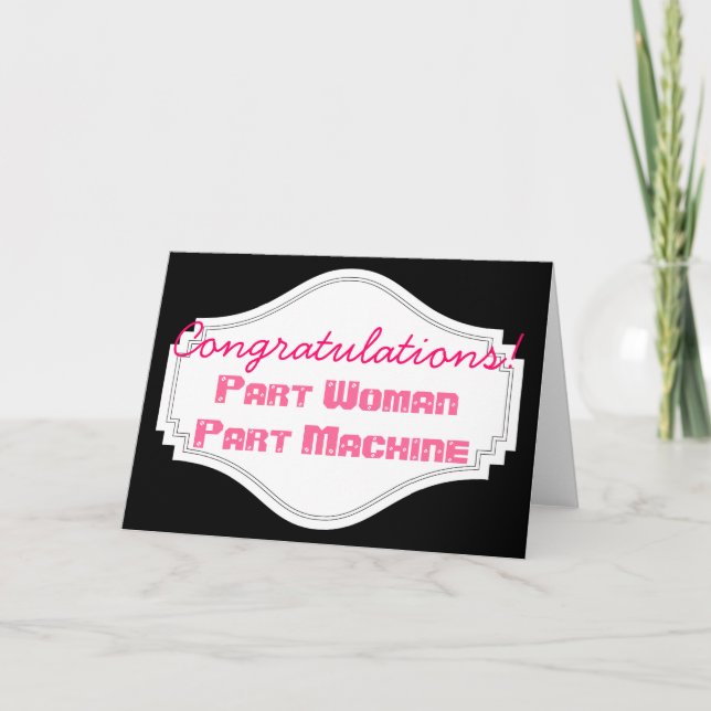 Mujeres Knee Sustitución Blank : Tarjeta (Anverso)