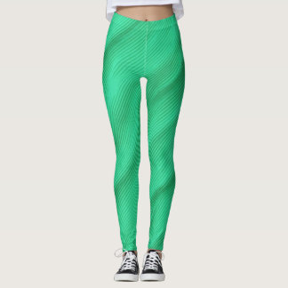 MUJERES LEGGINGS ONDAS VERDES
