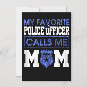 Mujeres Mi oficial de policía favorito me llama ma