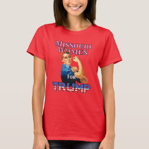 Mujeres Missouri Por La Camiseta Trump
