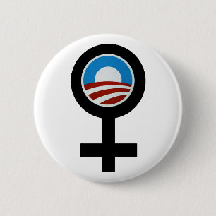 MUJERES PARA EL BOTÓN DE LA CAMPAÑA DE BARACK