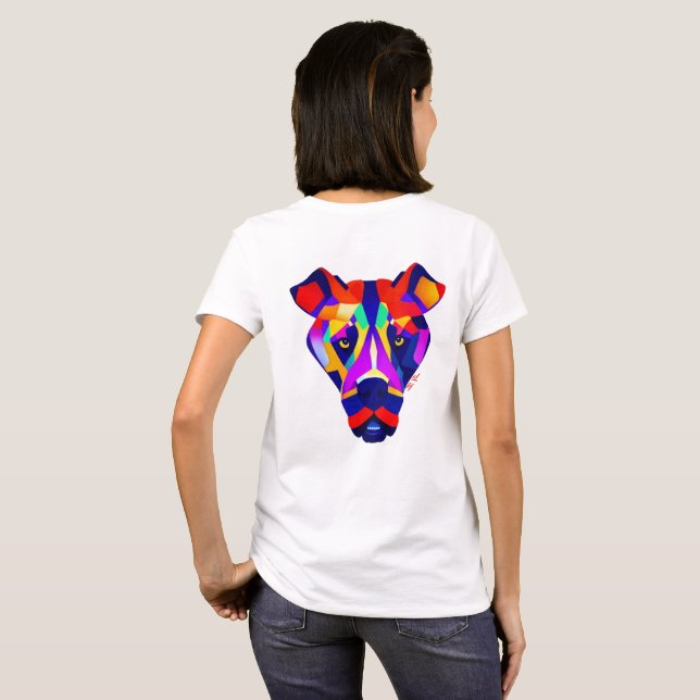 Mujeres perro de Alexander camiseta blanca atrás (Reverso completo)