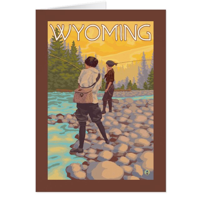 Mujeres Pesca con mosca - Wyoming (Frente)