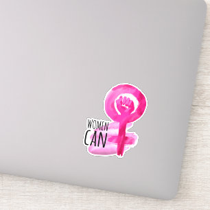 Mujeres Pueden Solidaridad Calcomanías de Vinilo