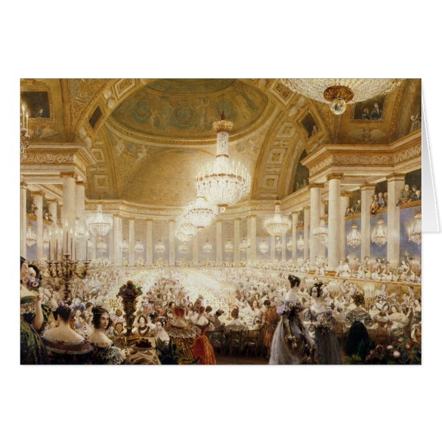 Mujeres que cenan en el Tuileries en 1835 (Anverso (Horizontal))