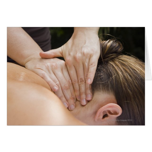 Mujeres que reciben tratamiento de spa (Anverso (Horizontal))
