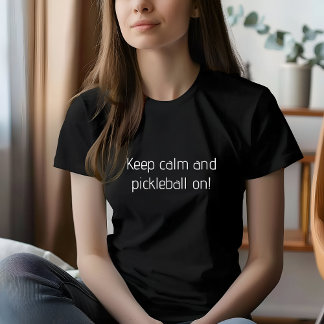 Mujeres que viven con camiseta de Pickleball