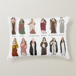 Mujeres Santos Católicas Religiosas - Almohada de 