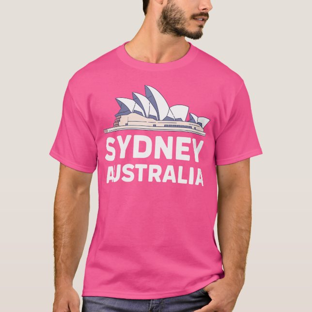 Mujeres Sydney Australia Ópera camiseta hombres mu (Anverso)