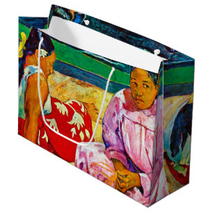 Mujeres tahitianas, bolsa de regalo grande de Gaug