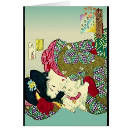 Mujeres y gatos japoneses