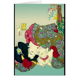 Mujeres y gatos japoneses