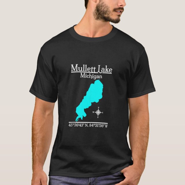 Mullett Lake Michigan Tank Top (Anverso)