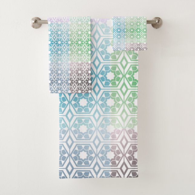 Multi-Colored Towel (In situ)